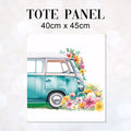 TOTE Panel Floral Campervan 2 TP-1035