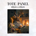 TOTE Panel Cosy Reading Deer TP-1036
