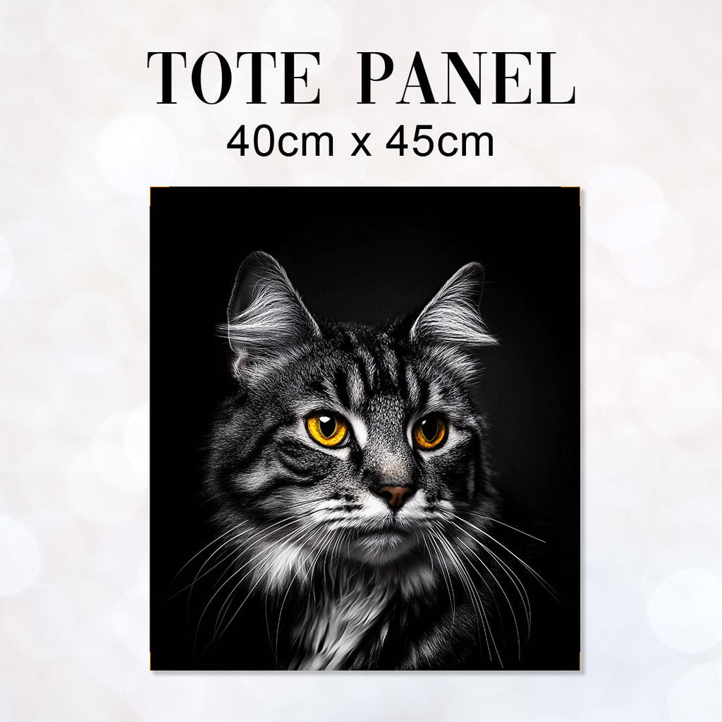 TOTE Panel Cat Photo Portrait TP-1037