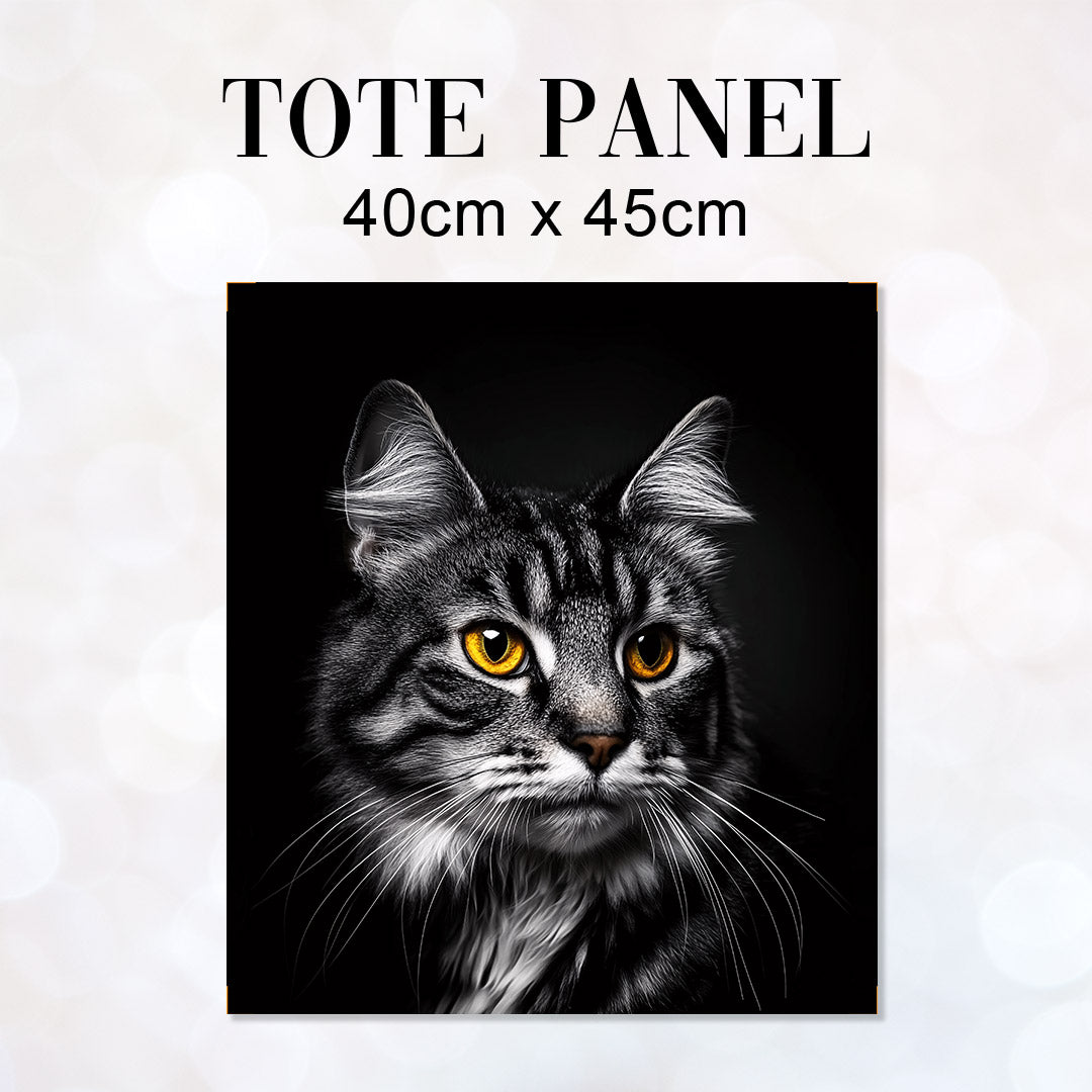 TOTE Panel Cat Photo Portrait TP-1037