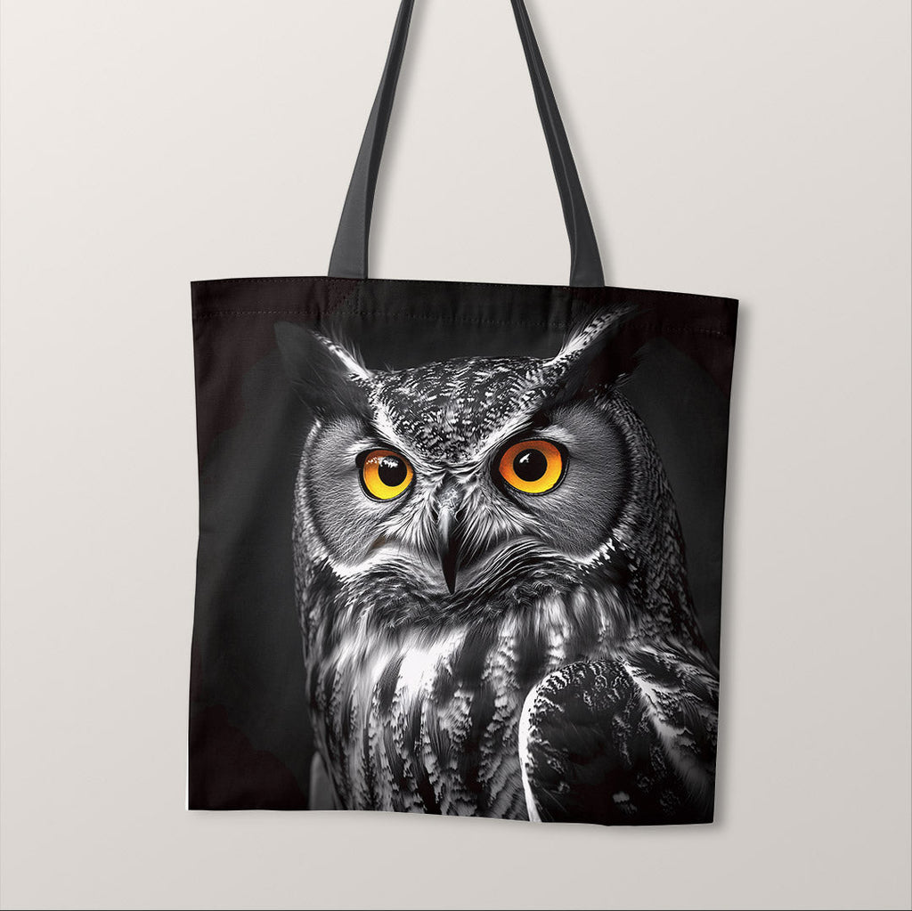 TOTE Panel Owl Photo Portrait TP-1038