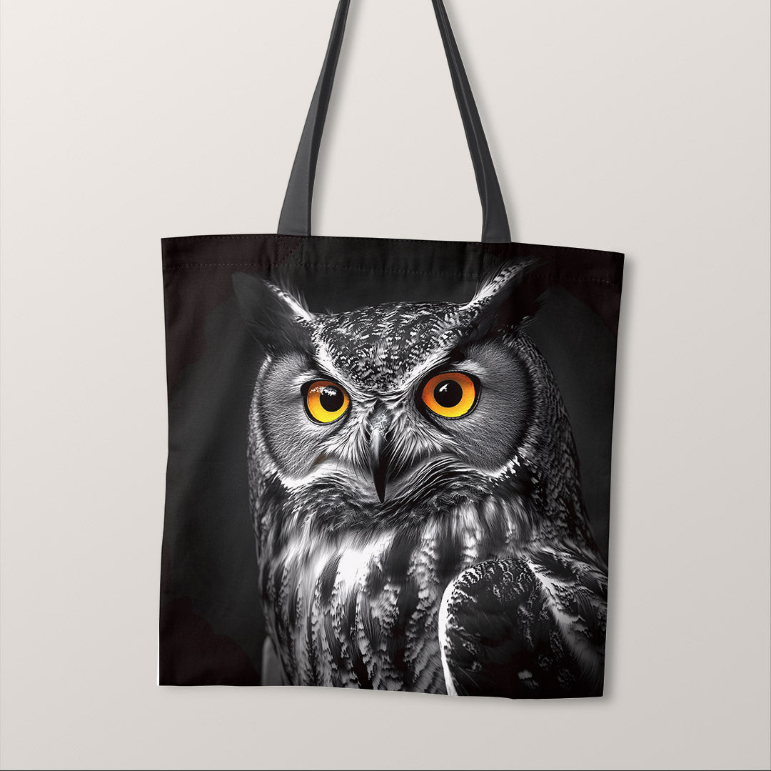 TOTE Panel Owl Photo Portrait TP-1038