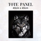 TOTE Panel Wolf Photo Portrait TP-1039