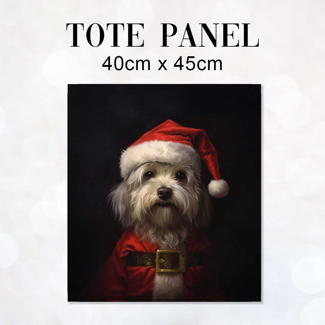 TOTE Santa's Helper TP-104 Fabric Bag Panel