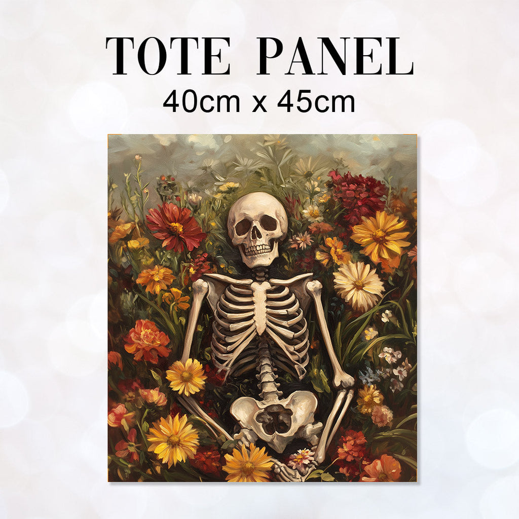 TOTE Panel Skeleton in Bloom TP-1049