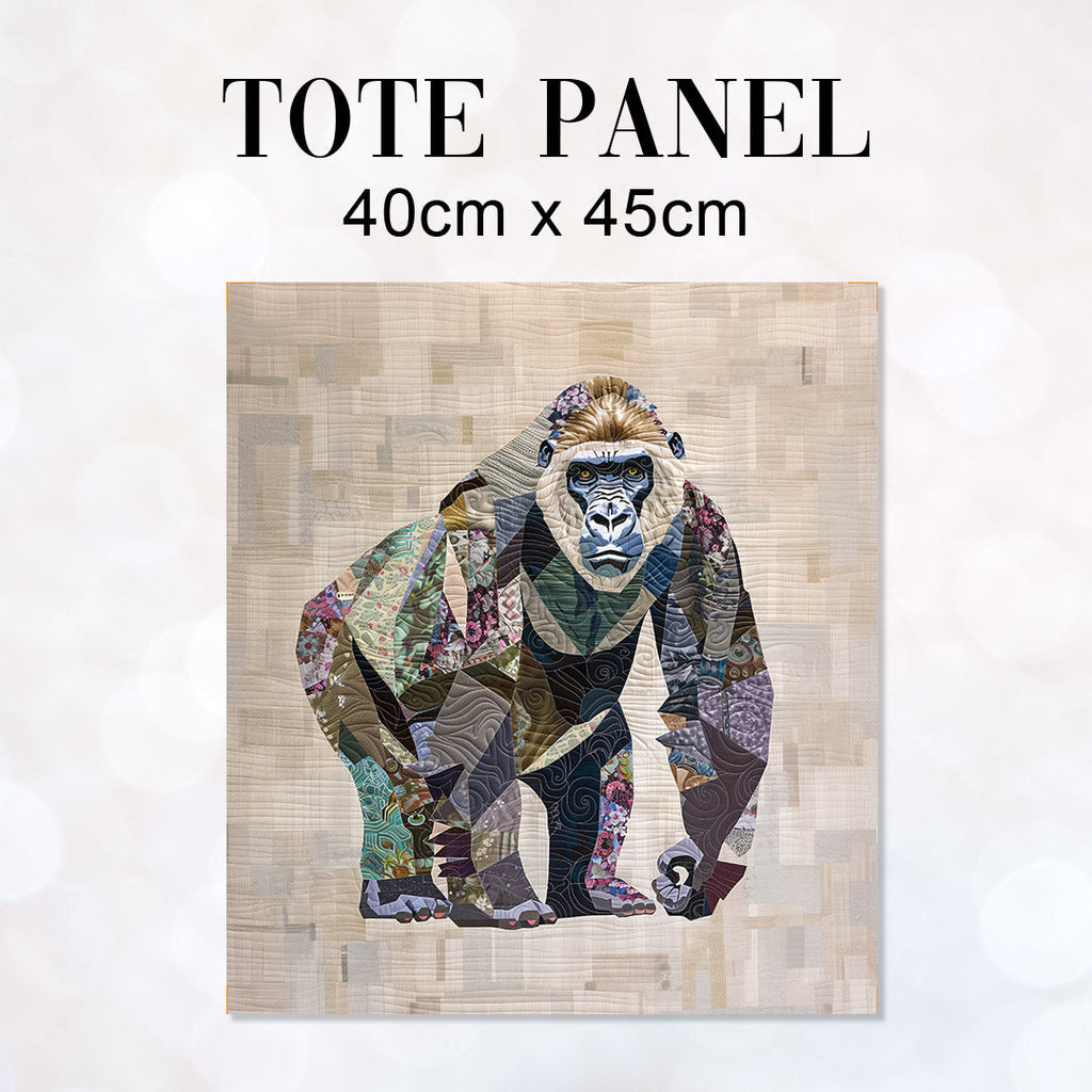 TOTE Panel Patchwork Gorilla TP-1061