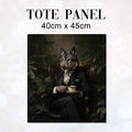 TOTE Panel Wolf Drinking Tea TP-1063