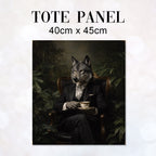 TOTE Panel Wolf Drinking Tea TP-1063