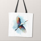 TOTE Panel Watercolour Stork TP-1071