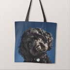 TOTE Panel Black Toy Poodle TP-1072