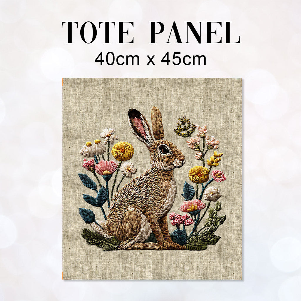TOTE Panel Hare on Linen 2 TP-1171