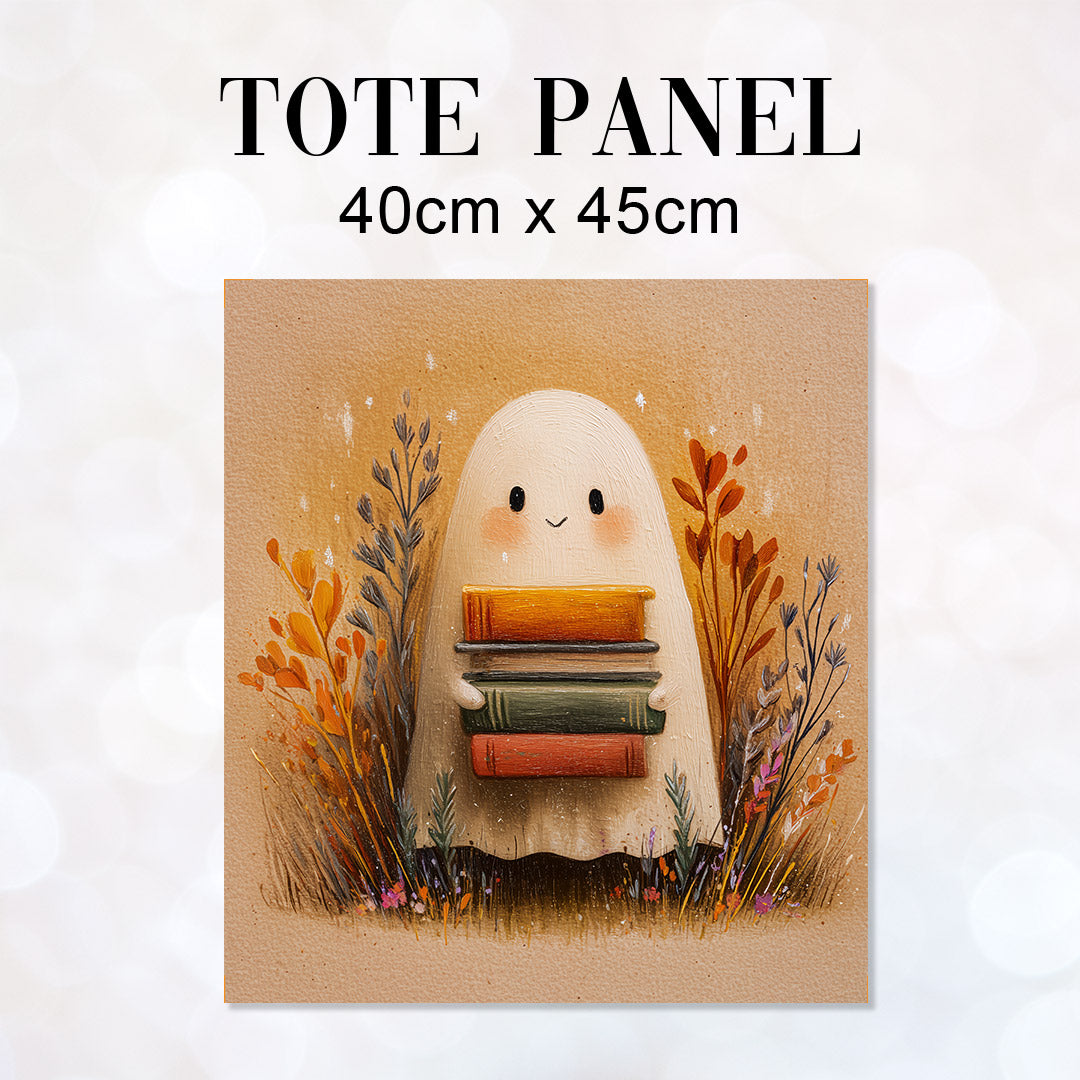 TOTE Cute Bookish Ghost TP-1090