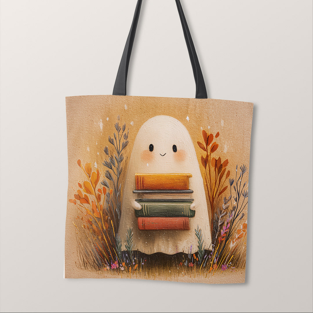 TOTE Cute Bookish Ghost TP-1090