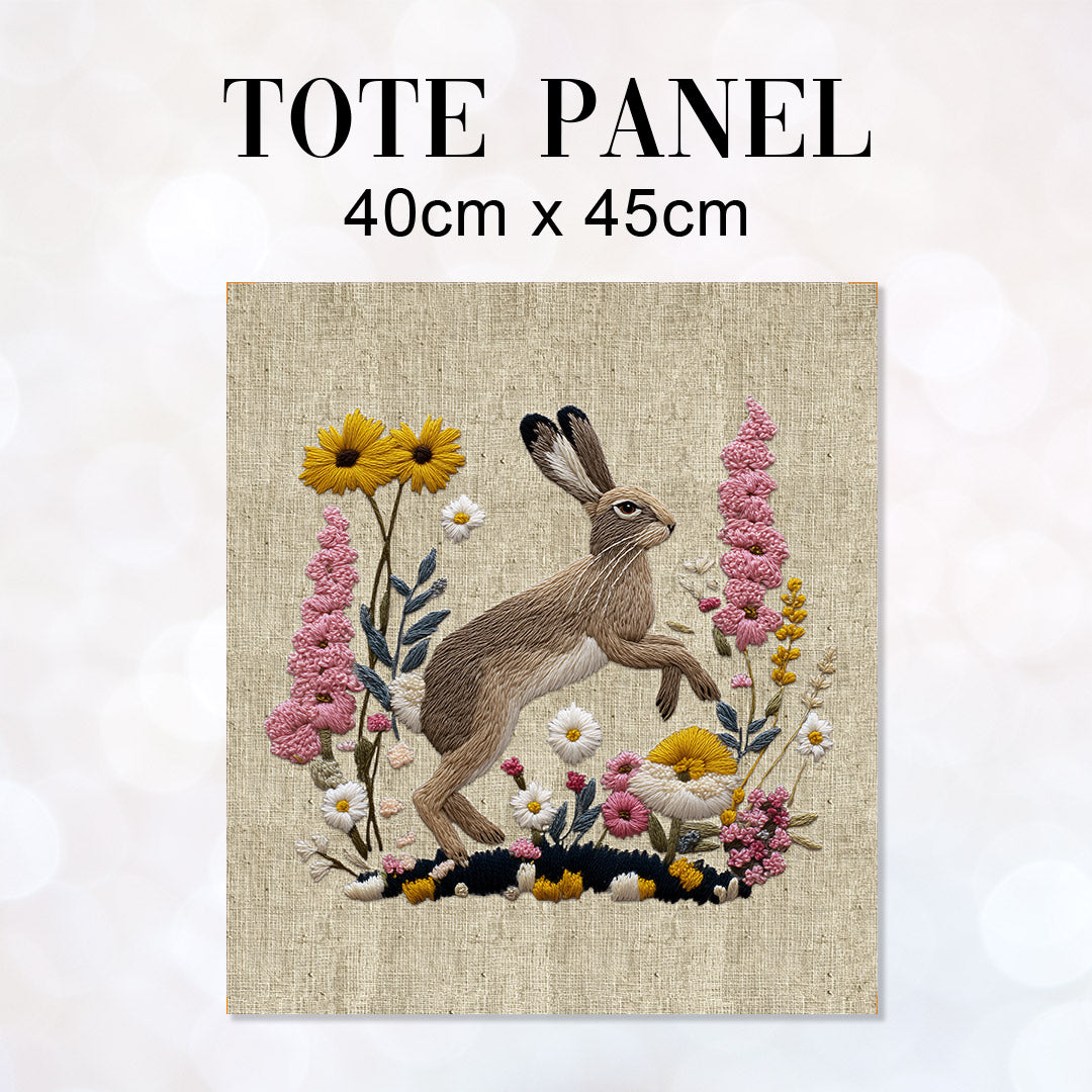 TOTE Panel Hare on Linen 3 TP-1172