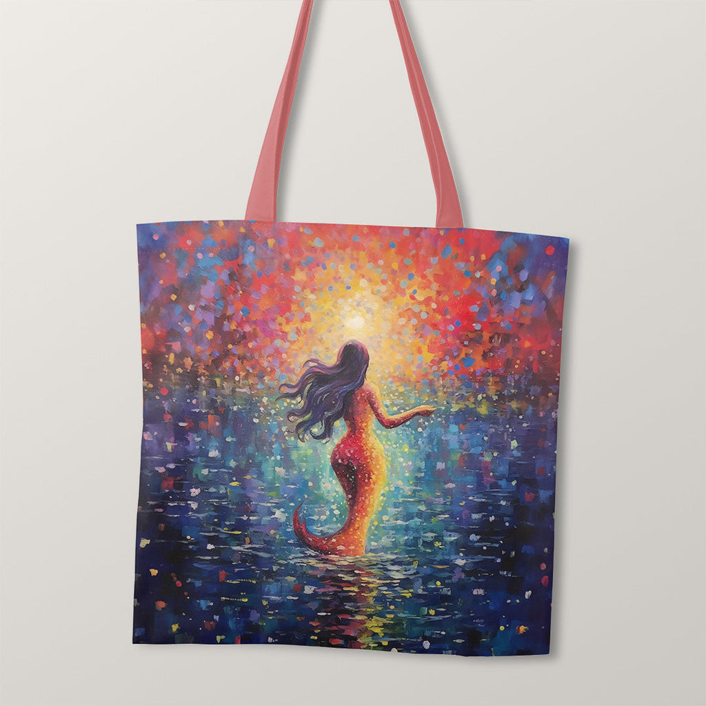 TOTE Rainbow Mermaid TP-11 Fabric Bag Panel