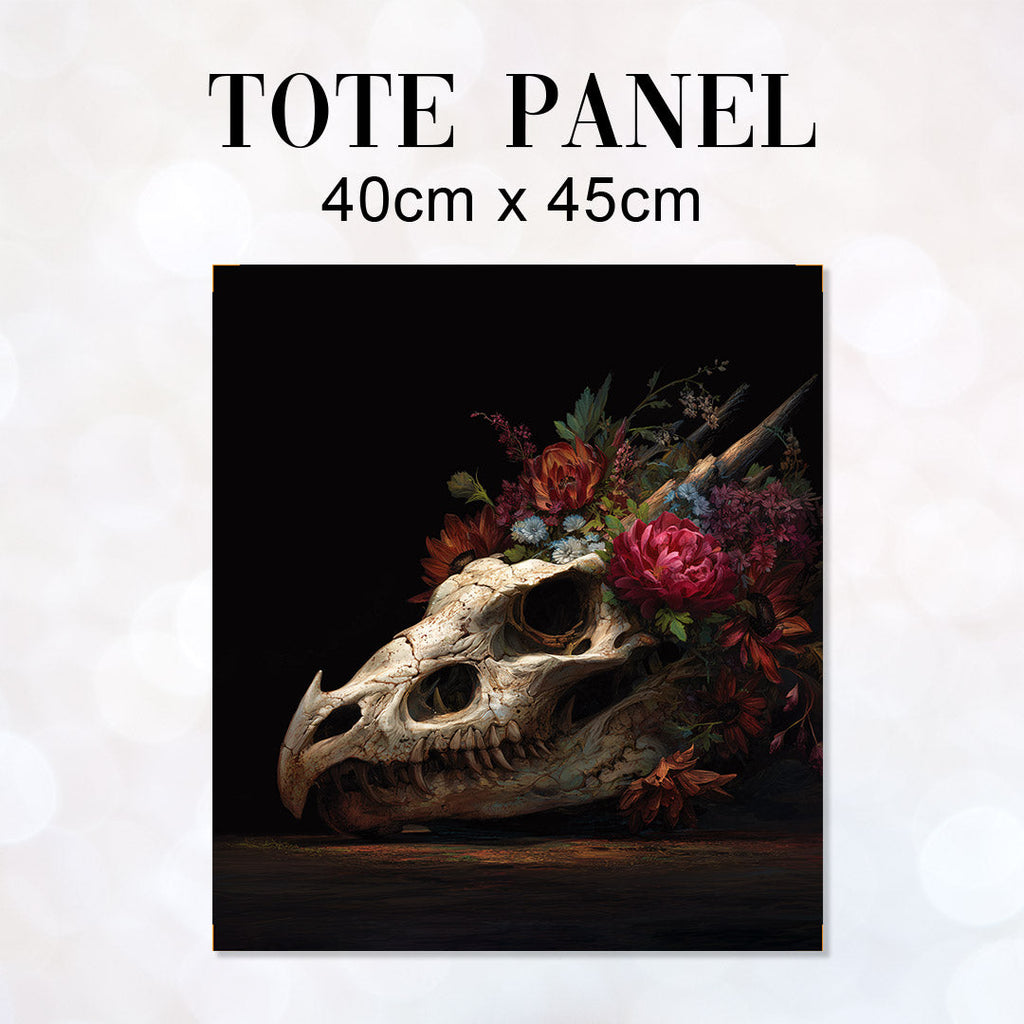 TOTE Floral Dragon Skull TP-1103