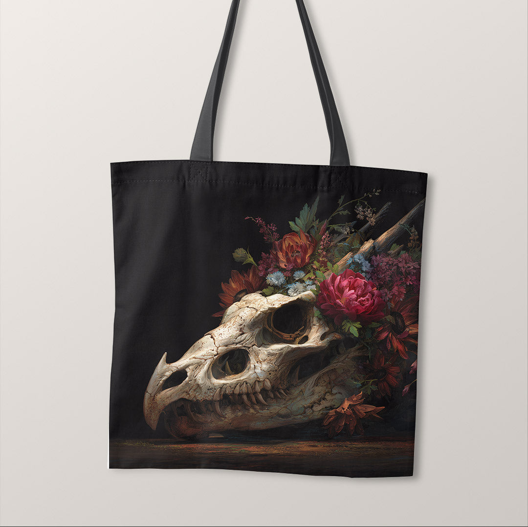 TOTE Floral Dragon Skull TP-1103