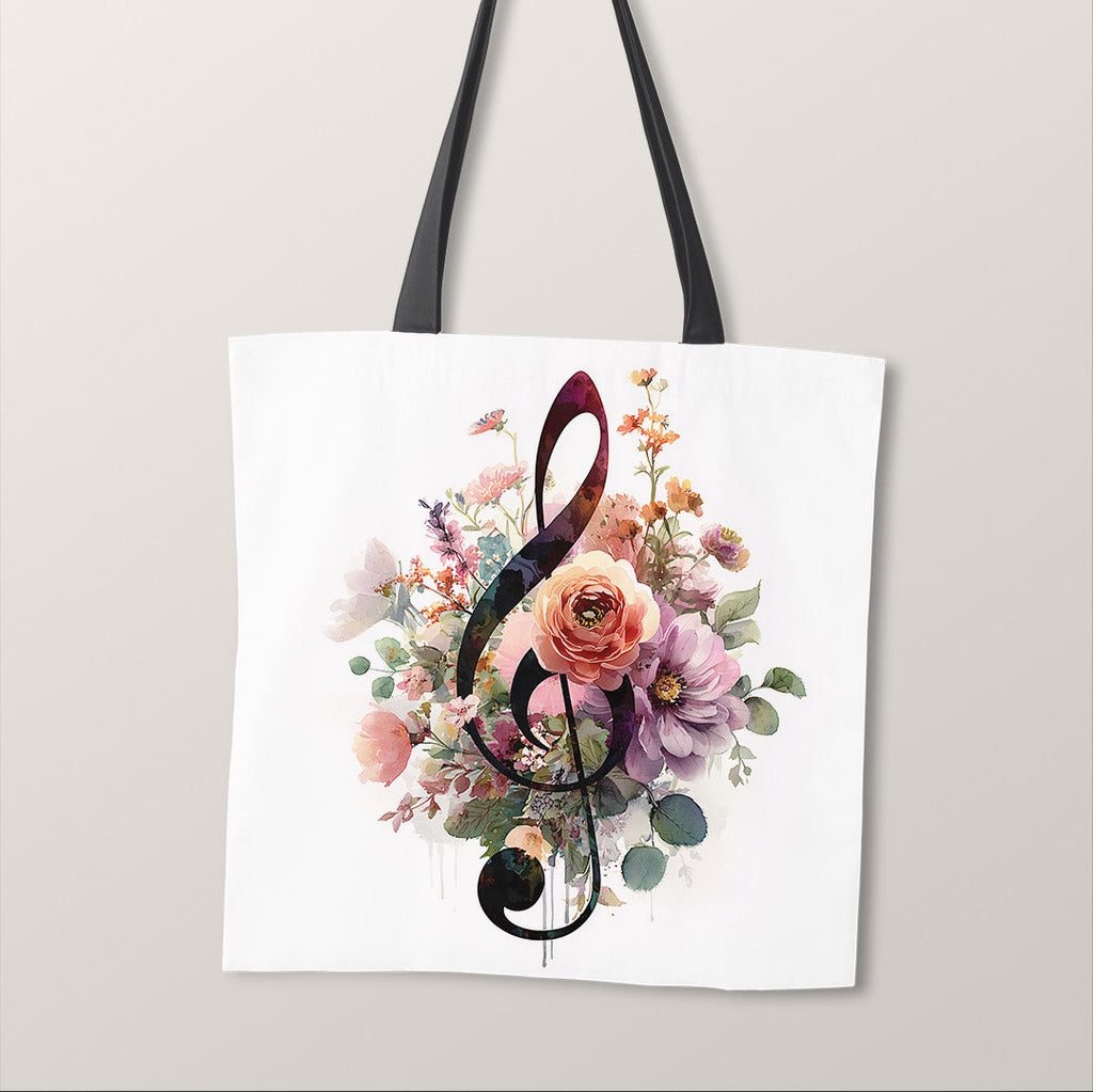 TOTE Panel Floral Music Note TP-1104