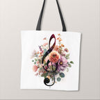 TOTE Panel Floral Music Note TP-1104