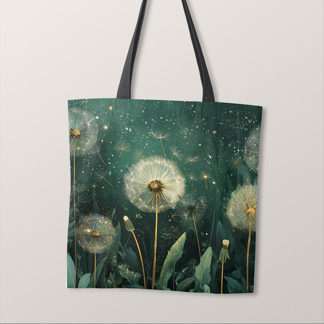 TOTE Panel Dandelions Green TP-1113