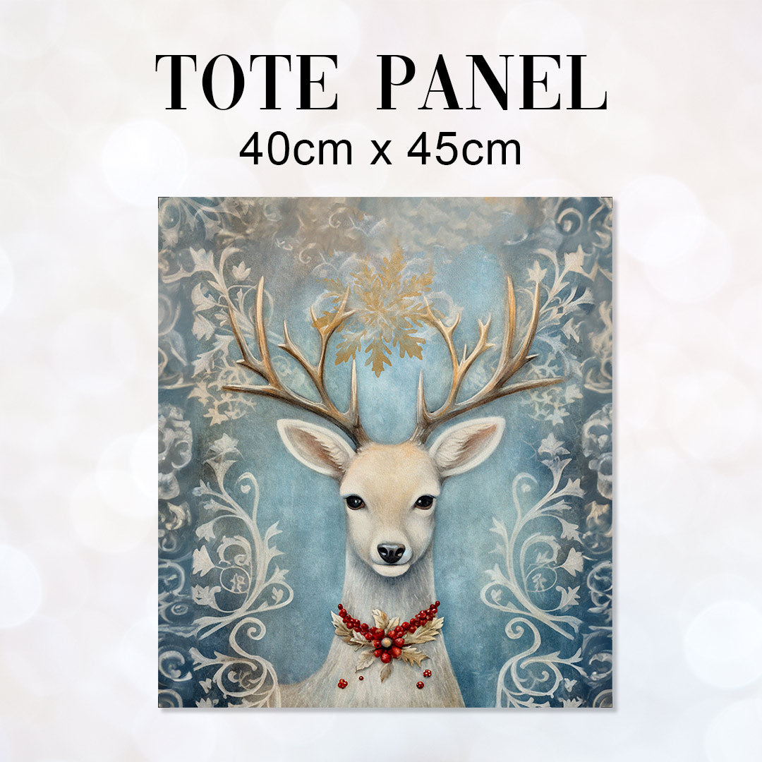 TOTE Elegant Deer TP-112 Fabric Bag Panel
