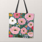 TOTE Panel Spring Floral Green TP-1132