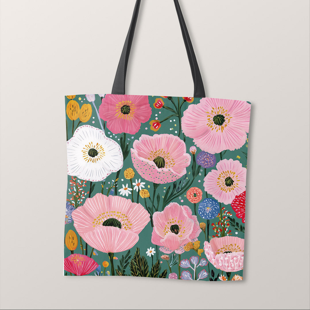 TOTE Panel Spring Floral Green TP-1132