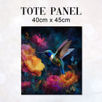TOTE Panel Hummingbird Painting TP-1134