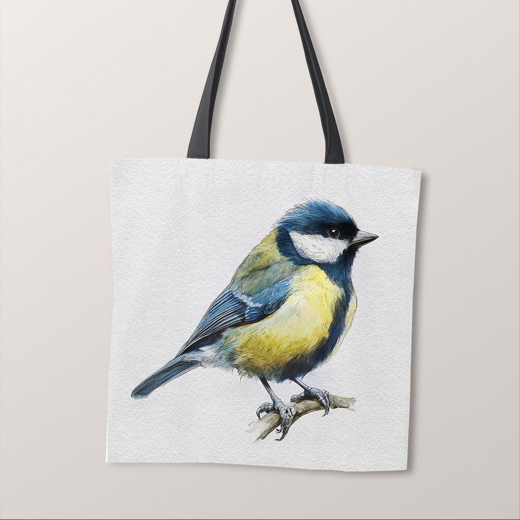 TOTE Panel Watercolour Great Tit TP-1142