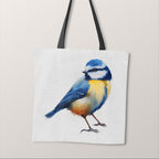 TOTE Panel Watercolour Blue Tit TP-1144