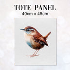 TOTE Panel Watercolour Wren TP-1146