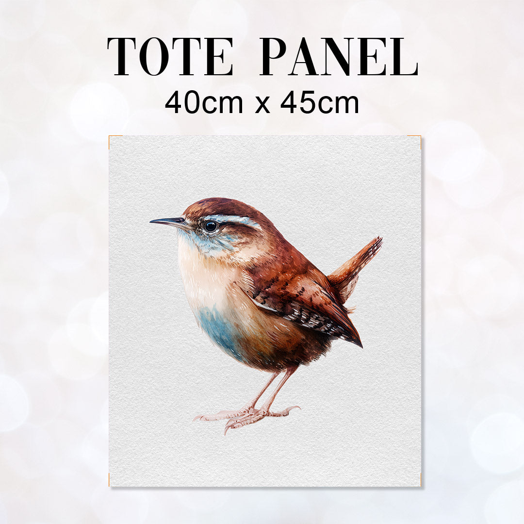TOTE Panel Watercolour Wren TP-1146