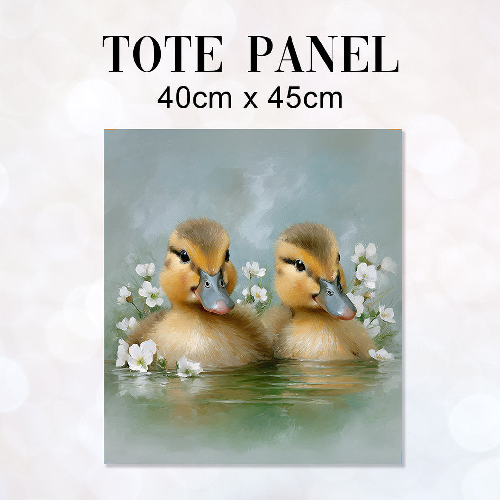 TOTE Panel Ducklings Grey TP-1147