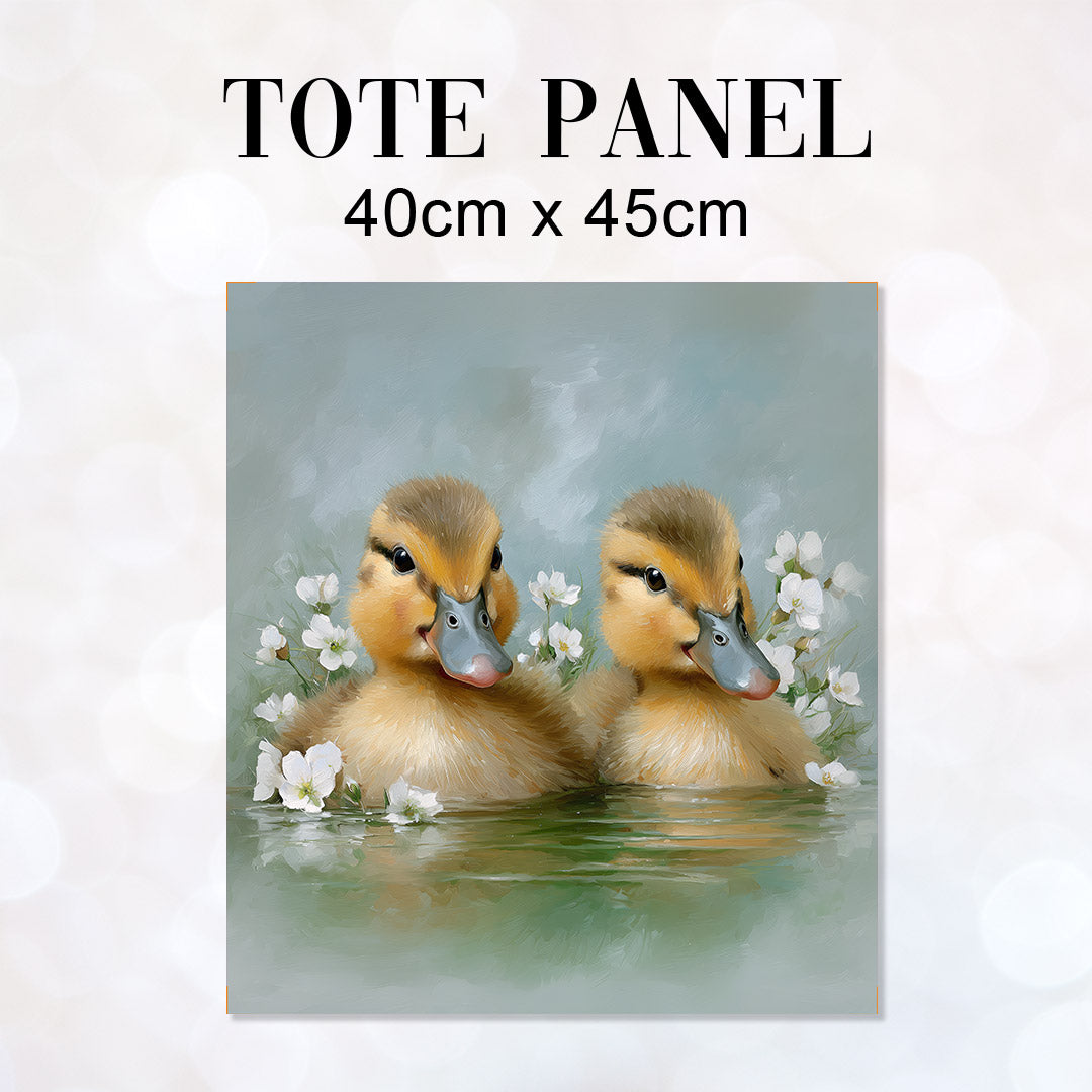 TOTE Panel Ducklings Grey TP-1147