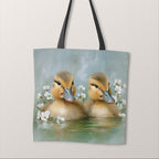TOTE Panel Ducklings Grey TP-1147