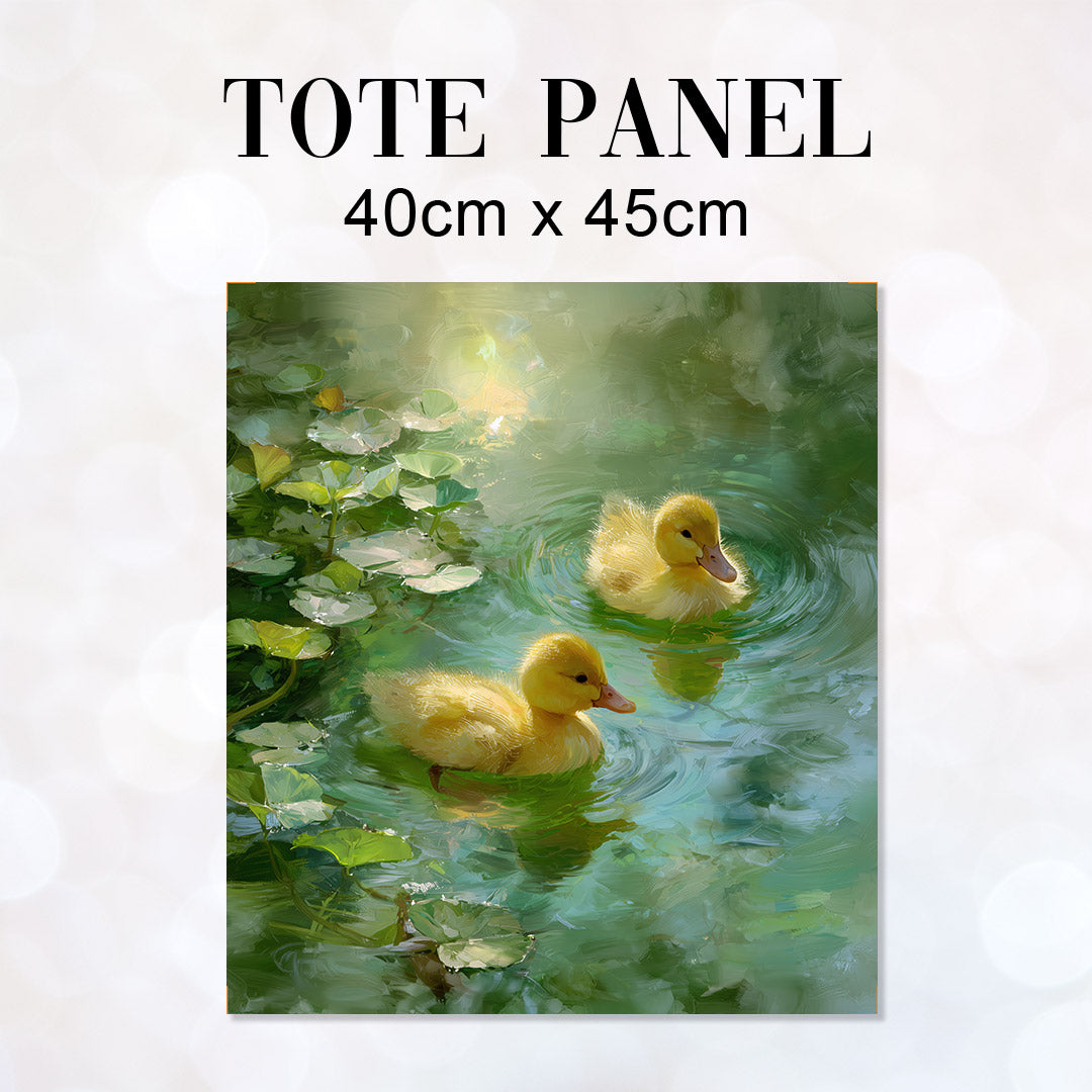TOTE Panel Ducklings Green TP-1148