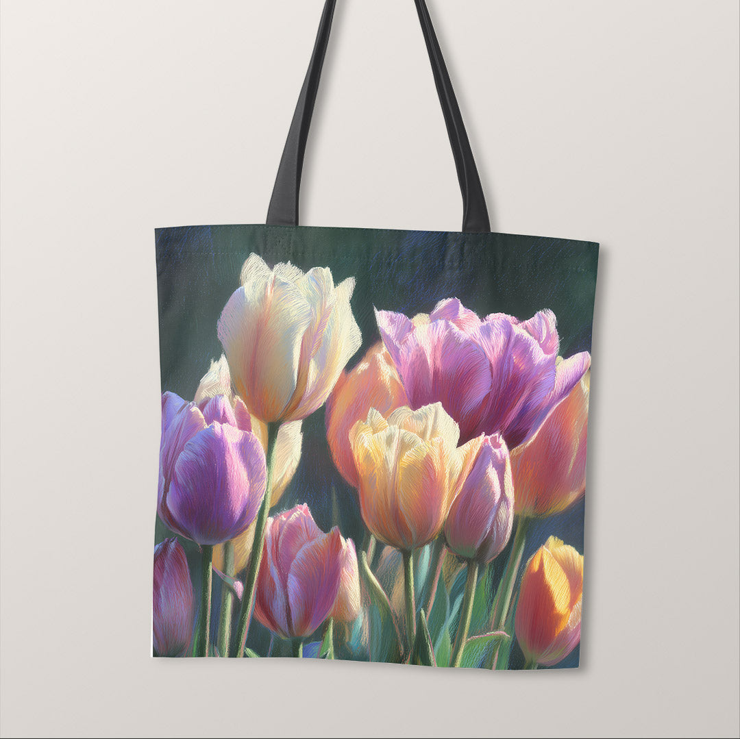 TOTE Fabric Bag Panel Tulips TP-1178