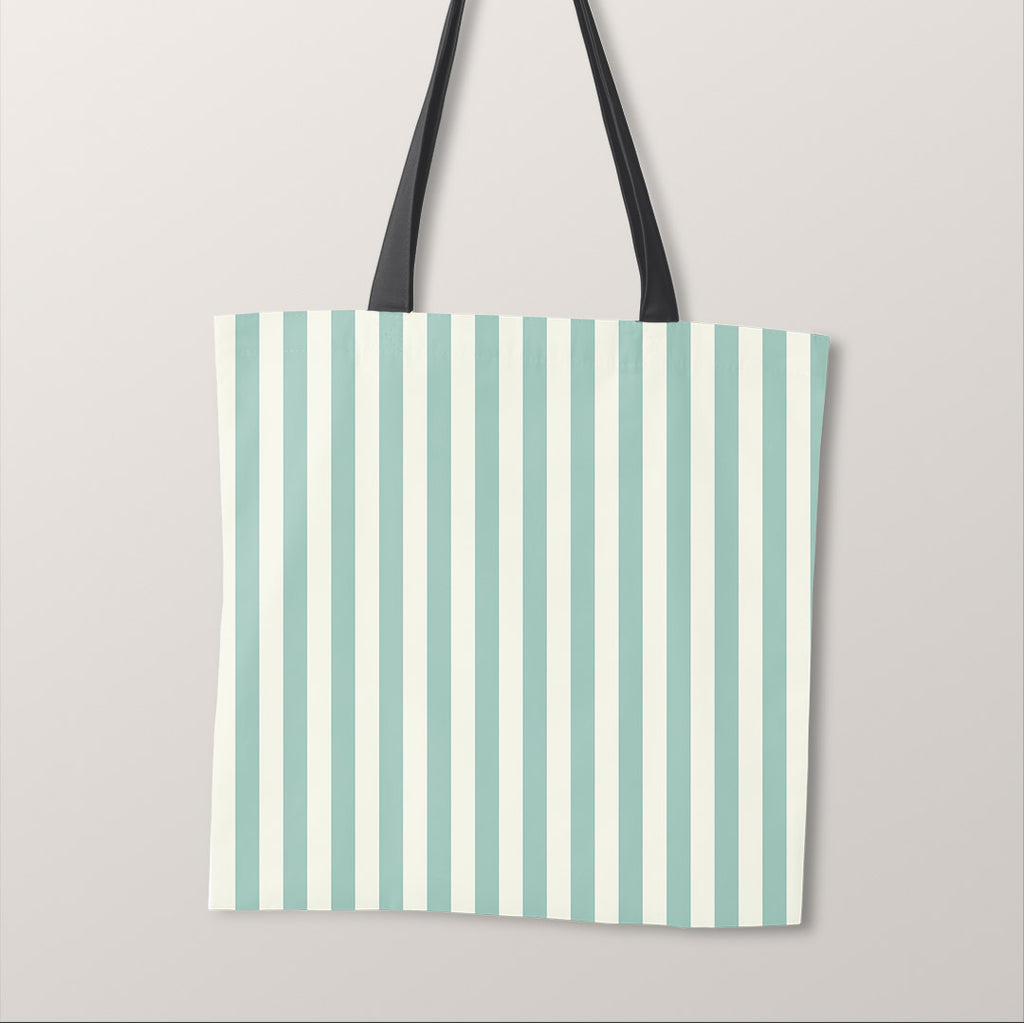 TOTE Fabric Bag Panel Mint Stripes TP-1193