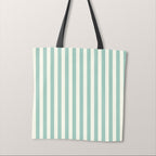 TOTE Fabric Bag Panel Mint Stripes TP-1193