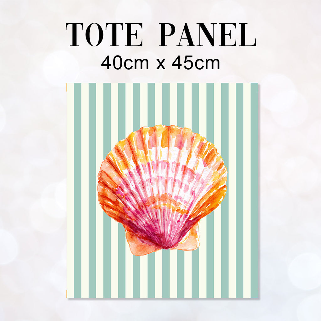 TOTE Fabric Bag Panel Mint Stripes Shell 1 TP-1199