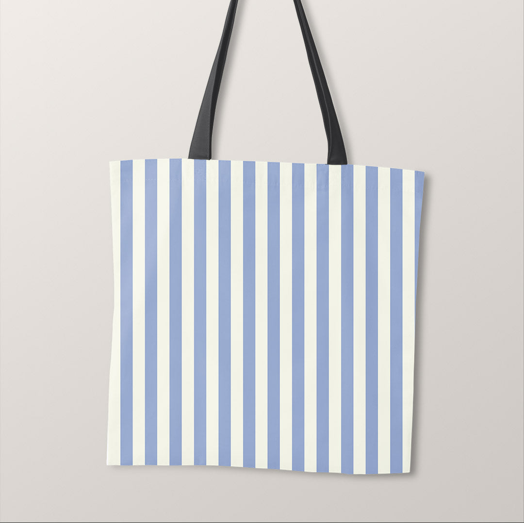 TOTE Fabric Bag Panel Blue Stripes TP-1202