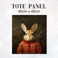 TOTE Christmas Jumper Bunny TP-121 Fabric Bag Panel