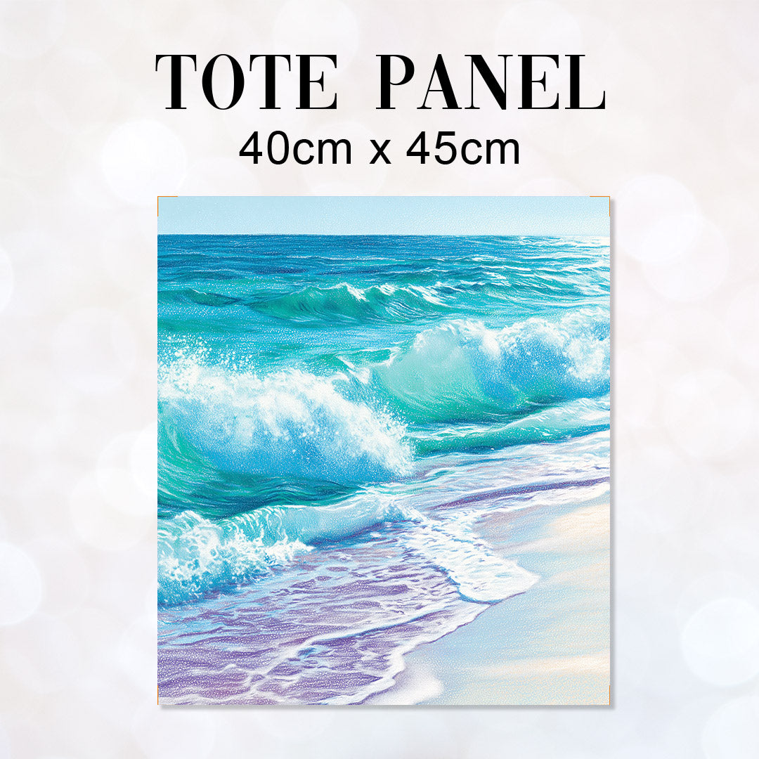 TOTE Fabric Bag Panel Waves 1 TP-1211