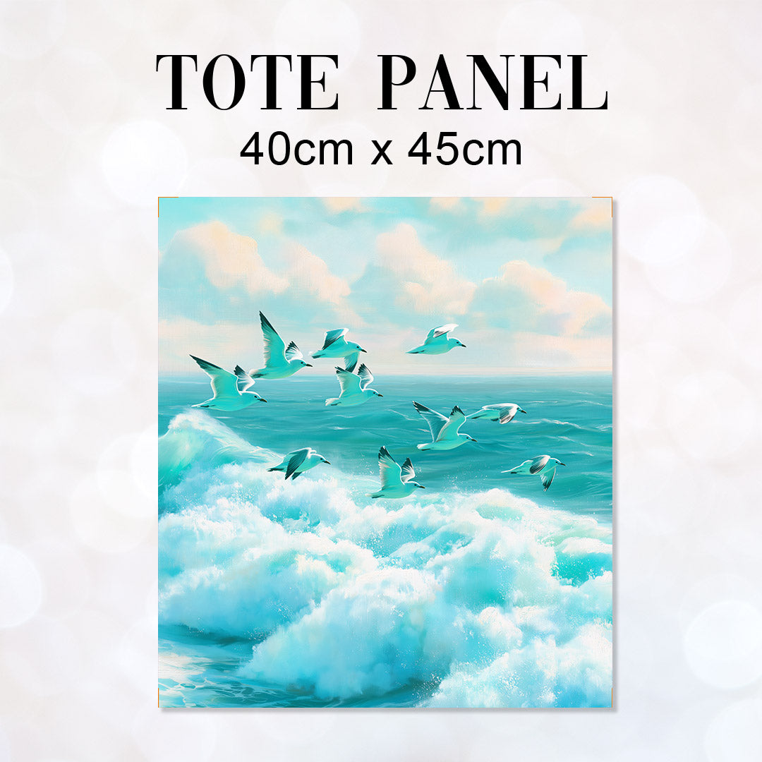 TOTE Fabric Bag Panel Tide Pool TP-1215
