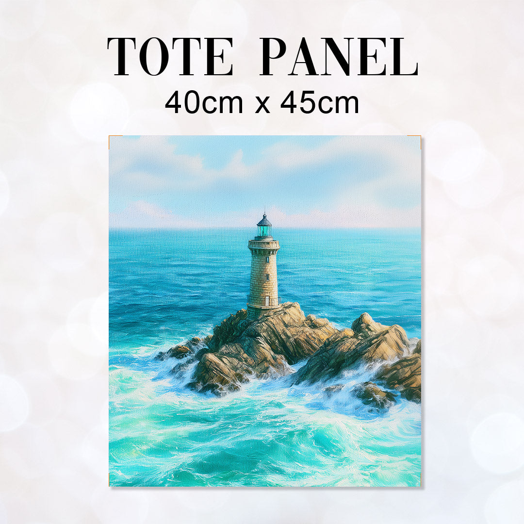 TOTE Fabric Bag Panel Lighthouse TP-1217