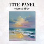 TOTE Fabric Bag Panel Tranquil Sunset Shore 2 TP-1220