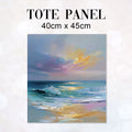 TOTE Fabric Bag Panel Tranquil Sunset Shore 3 TP-1221