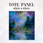TOTE Fabric Bag Panel Tranquil Dark 1 TP-1230
