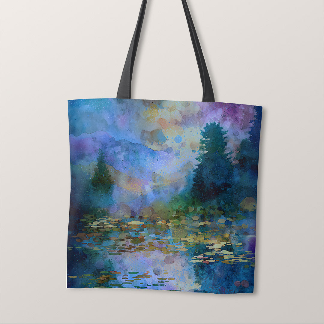 TOTE Fabric Bag Panel Tranquil Dark 1 TP-1230