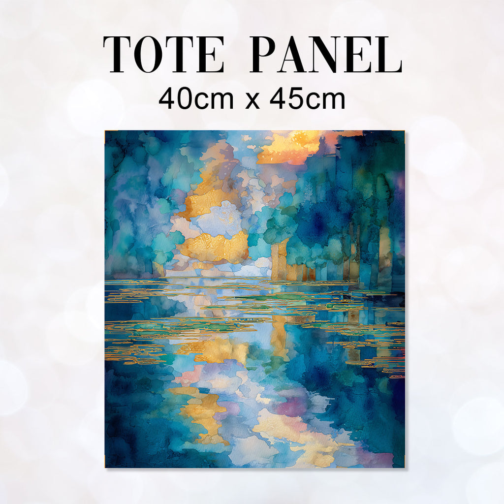 TOTE Fabric Bag Panel Tranquil Dark 2 TP-1232
